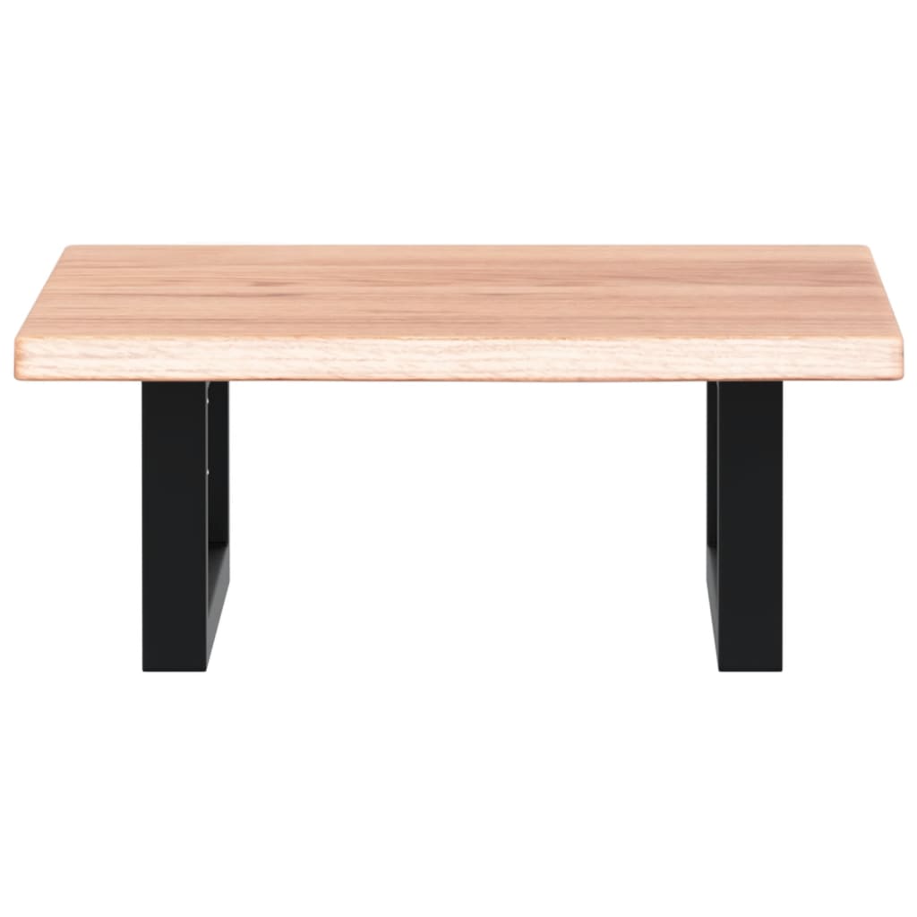 vidaXL Ράφι Νιπτήρα Τοίχου από Ατσάλι / Μασίφ Ξύλο Δρυός