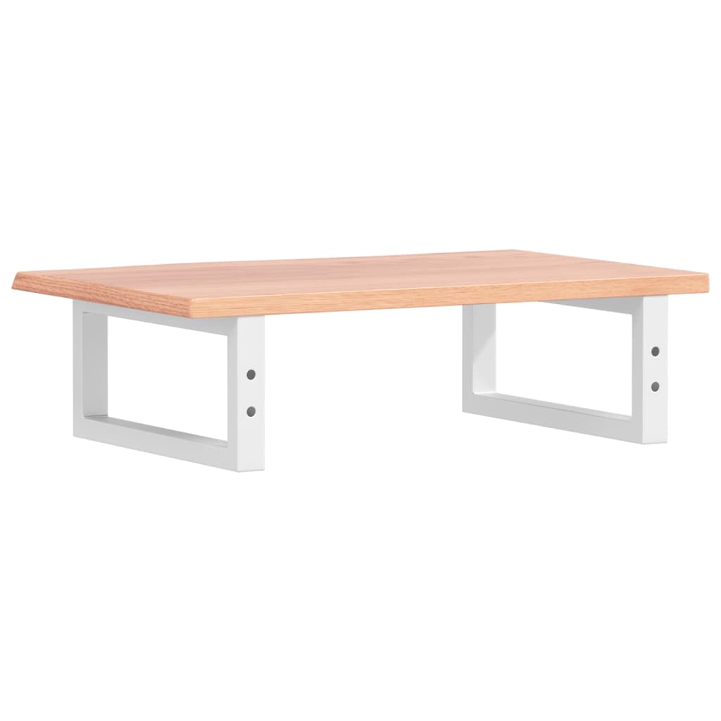 vidaXL Ράφι Νιπτήρα Τοίχου από Ατσάλι / Μασίφ Ξύλο Δρυός