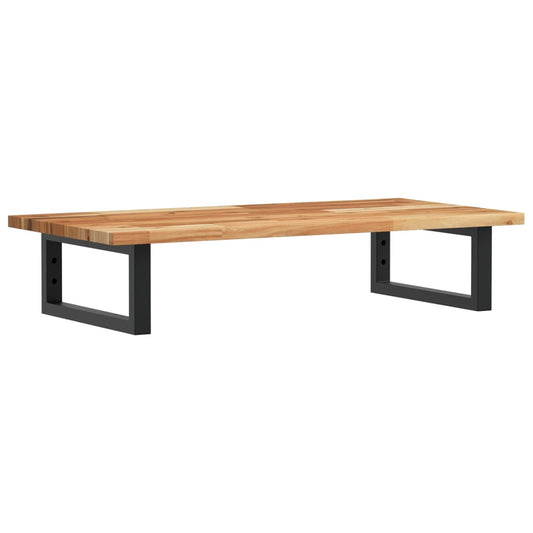 vidaXL Ράφι Νιπτήρα Τοίχου από Ατσάλι / Μασίφ Ξύλο Ακακίας