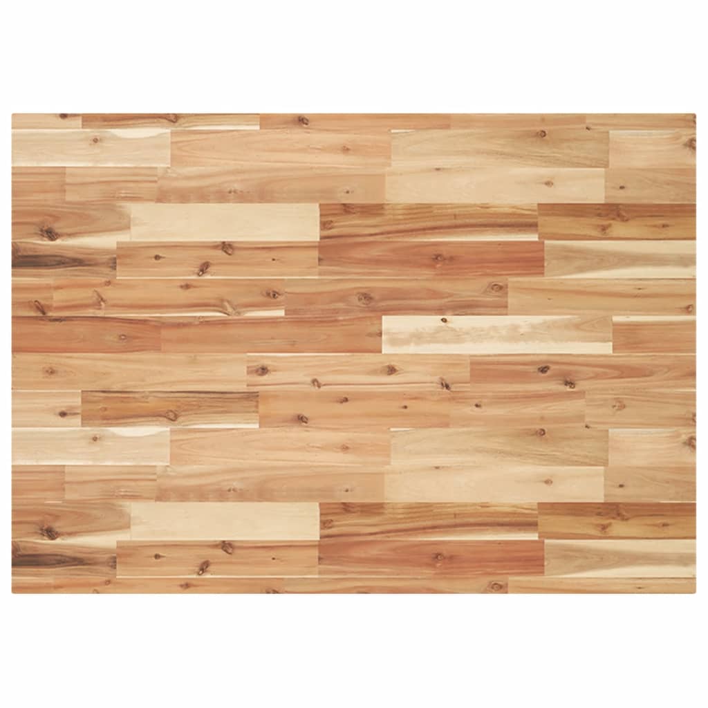 vidaXL Ράφι Νιπτήρα Τοίχου από Ατσάλι / Μασίφ Ξύλο Ακακίας