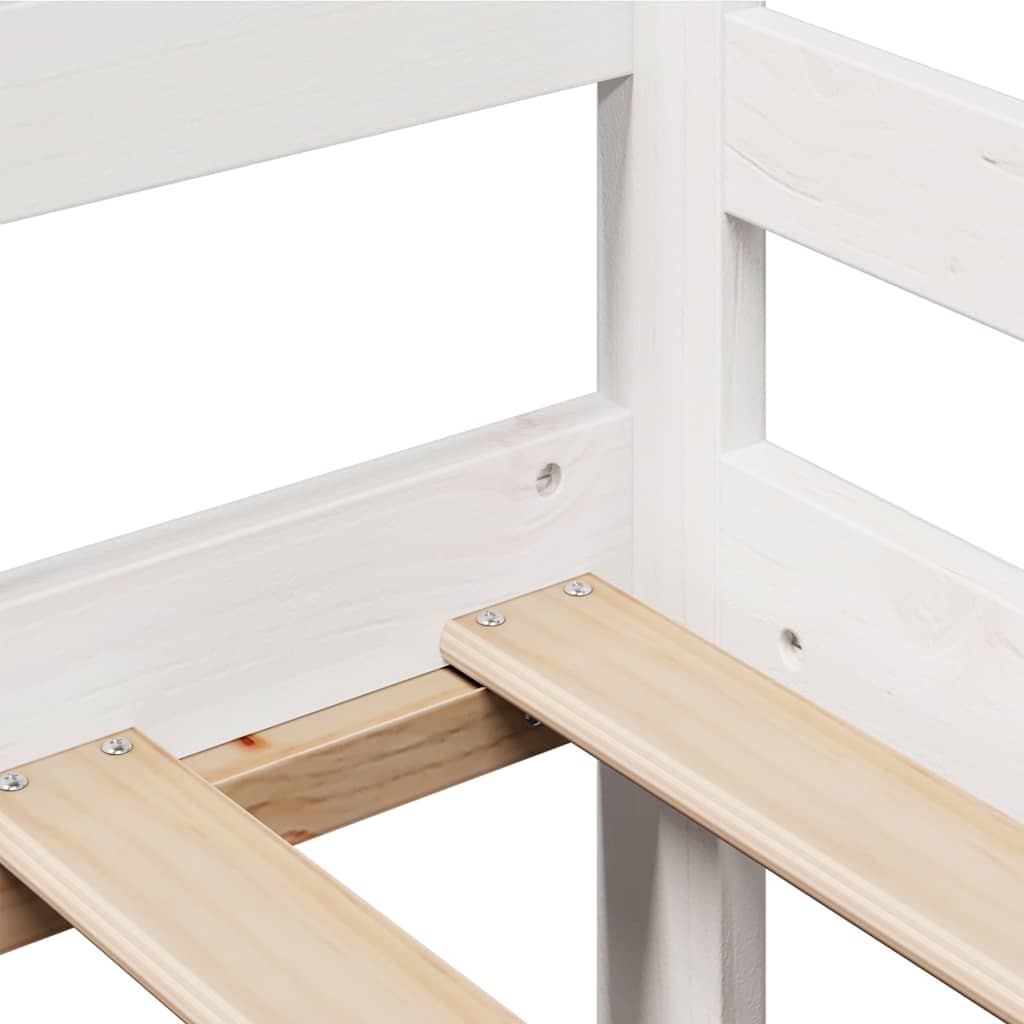 vidaXL Καναπές Παιδικού Κρεβατιού με Συρτάρια Χωρίς Στρώμα Μασίφ Ξύλο