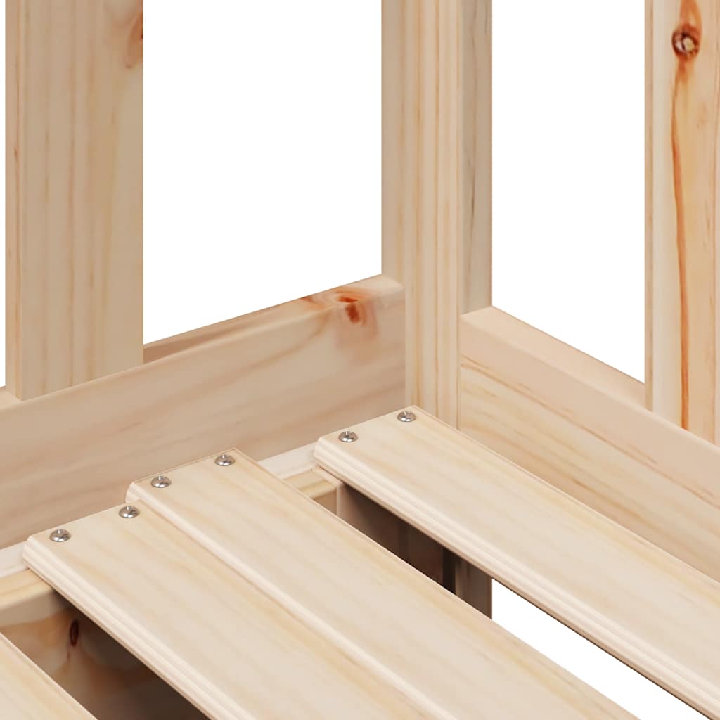 vidaXL Καναπές Κρεβάτι Συρόμενος Χωρίς Στρώμα 90x190 εκ. & Συρτάρια