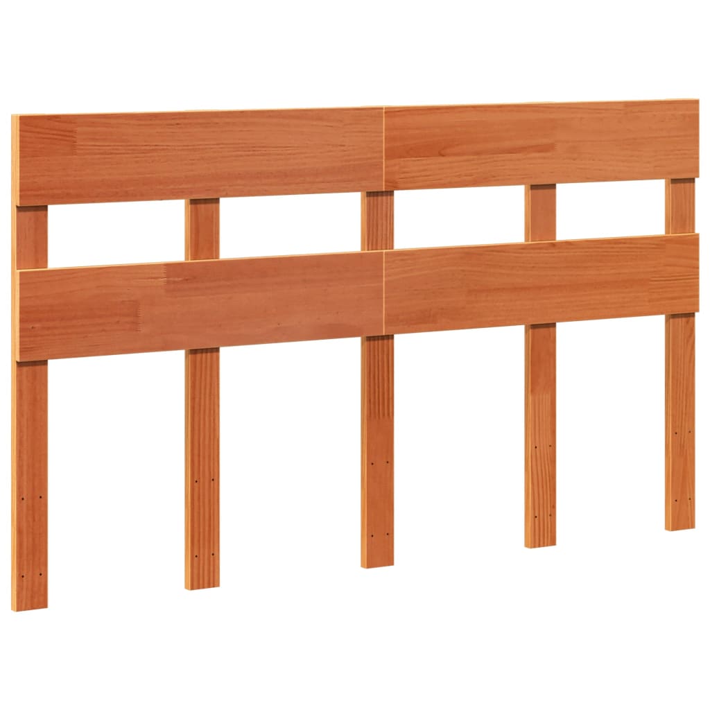 vidaXL Σκελετός Κρεβ. Χωρίς Στρώμα Καφέ Κεριού 160x200 εκ Μασίφ Πεύκο