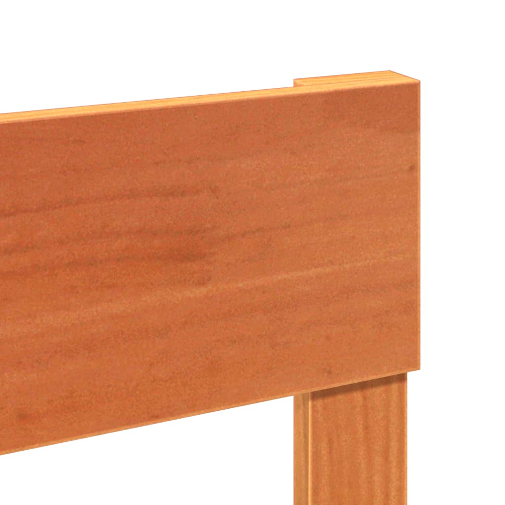 vidaXL Σκελετός Κρεβ. Χωρίς Στρώμα Καφέ Κεριού 120x190 εκ Μασίφ Πεύκο