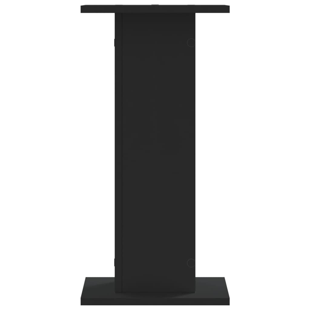 vidaXL Βάσεις Ηχείων 2 Τεμ. Μαύρες 30x30x60 εκ. Επεξ. Ξύλο
