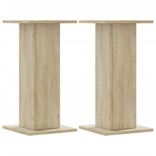 vidaXL Βάσεις Ηχείων 2 Τεμ. Sonoma Δρυς 30x30x60εκ. Επεξεργασμένο Ξύλο