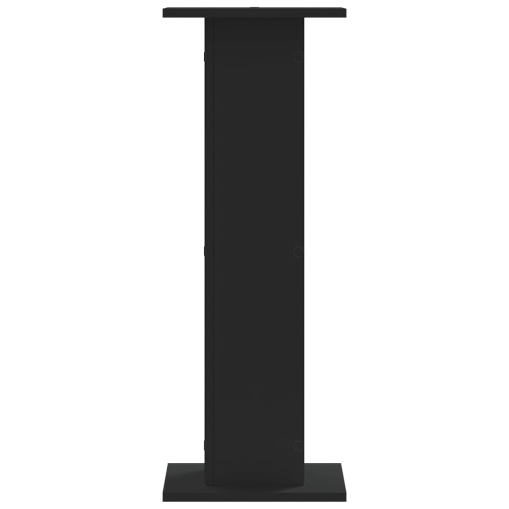 vidaXL Βάσεις Ηχείων 2 Τεμ. Μαύρες 30x30x95 εκ. Επεξ. Ξύλο