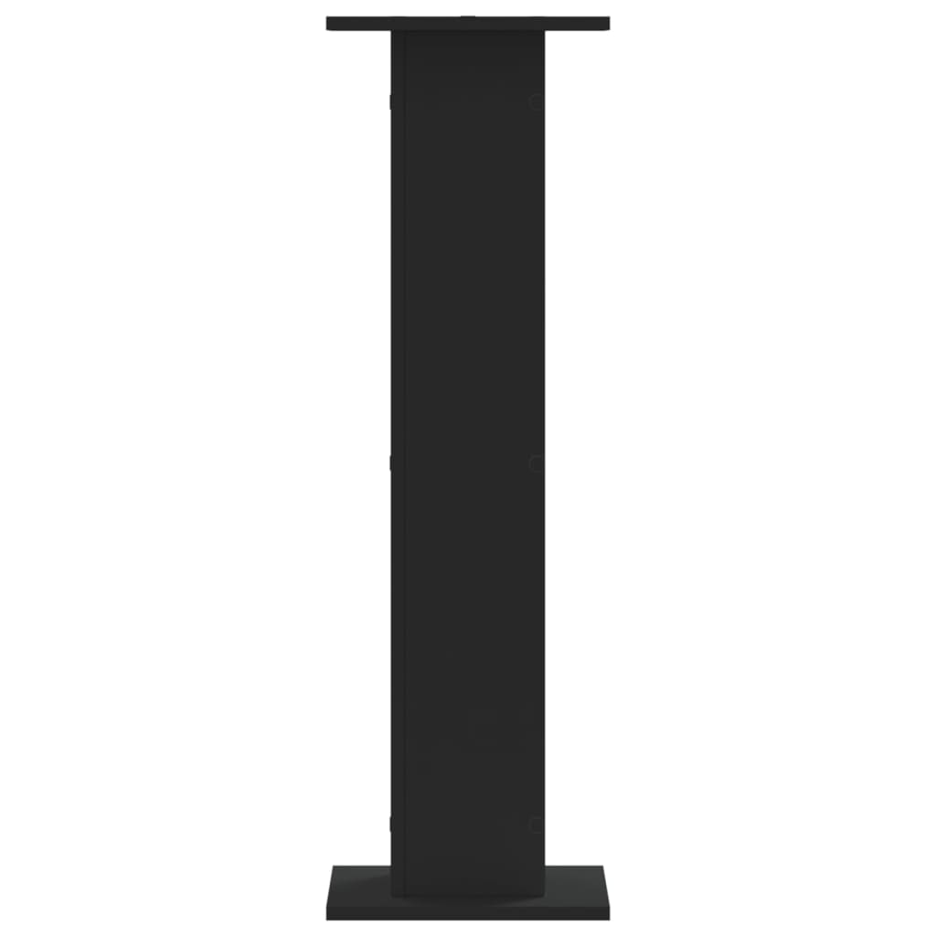 vidaXL Βάσεις Ηχείων 2 Τεμ. Μαύρες 30x30x95 εκ. Επεξ. ΞύλοΞύλο δρυός