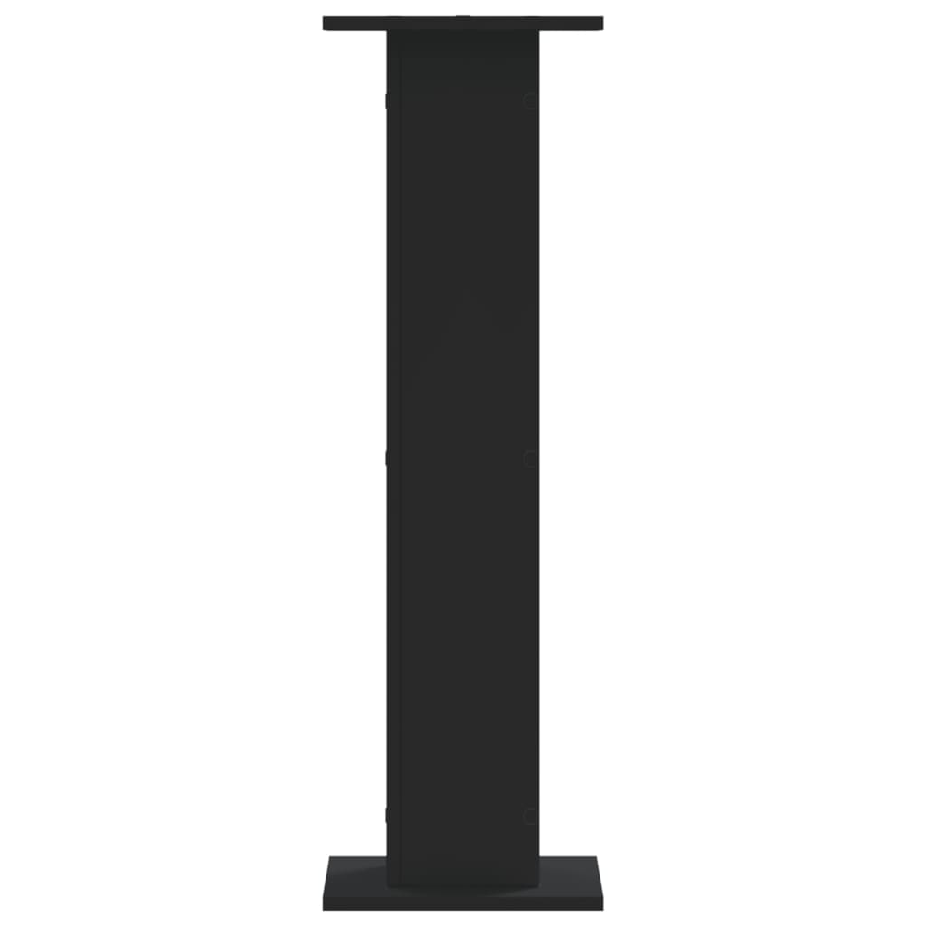 vidaXL Βάσεις Ηχείων 2 Τεμ. Μαύρες 30x30x95 εκ. Επεξ. ΞύλοΞύλο δρυός