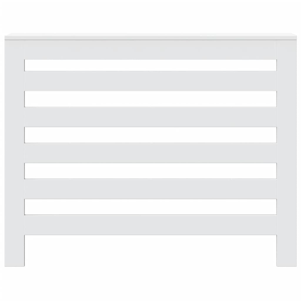 vidaXL Κάλυμμα Καλοριφέρ Λευκό 104x20x82 εκ. από Επεξεργασμένο Ξύλο