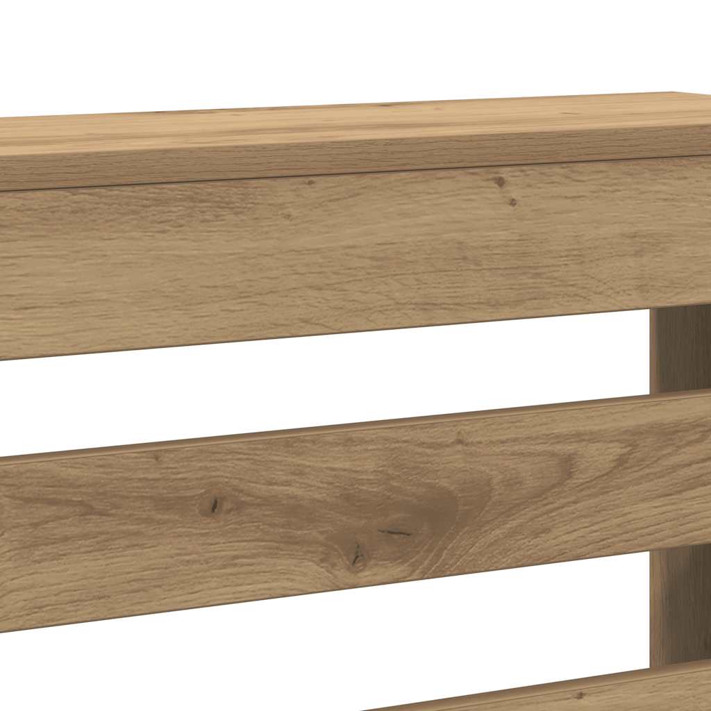 vidaXL Κάλυμμα Καλοριφέρ Αρτισιανή Δρυς 149x20x82εκ Επεξεργασμένο Ξύλο
