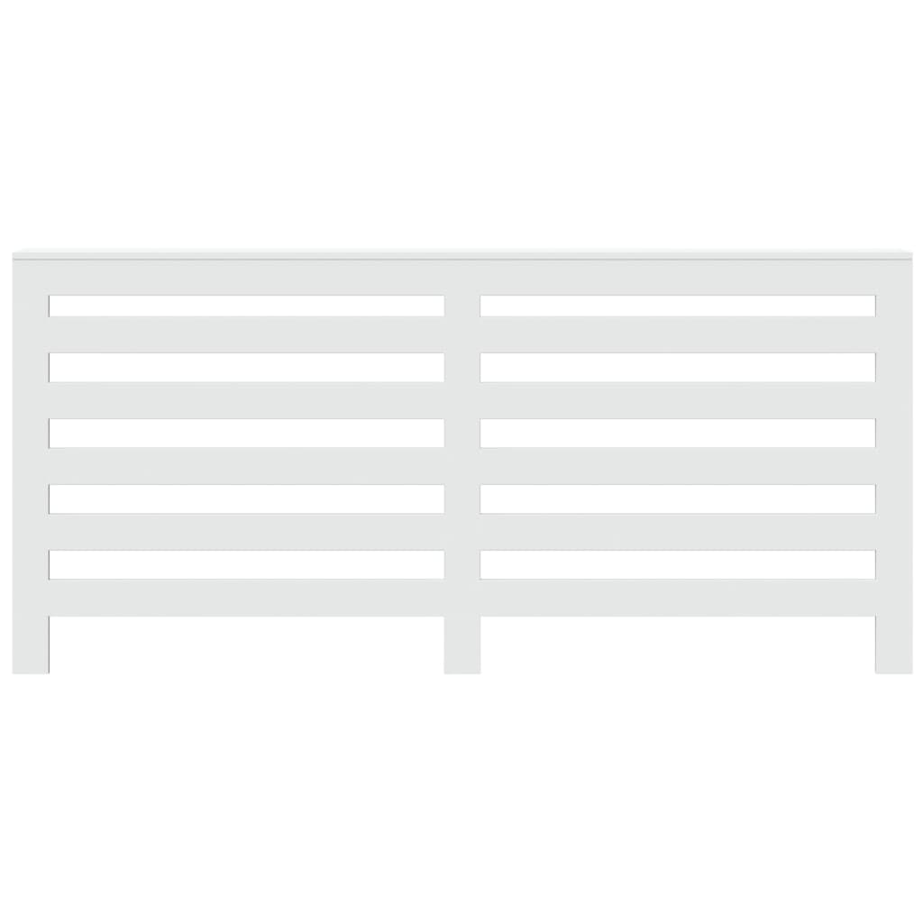 vidaXL Κάλυμμα Καλοριφέρ Λευκό 175x20x82 εκ. από Επεξεργασμένο Ξύλο