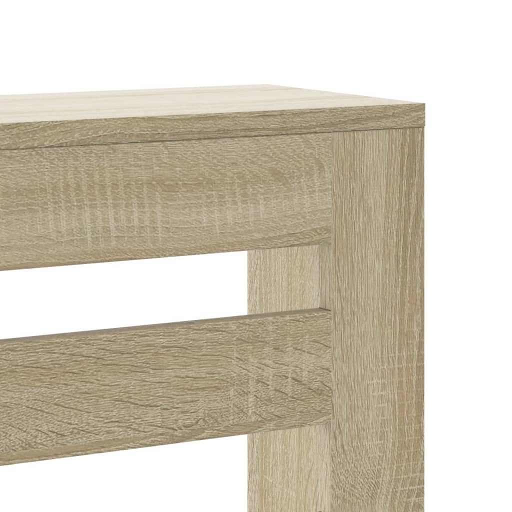 vidaXL Κάλυμμα Καλοριφέρ Sonoma Δρυς 175x20x82 εκ. Επεξεργασμένο Ξύλο