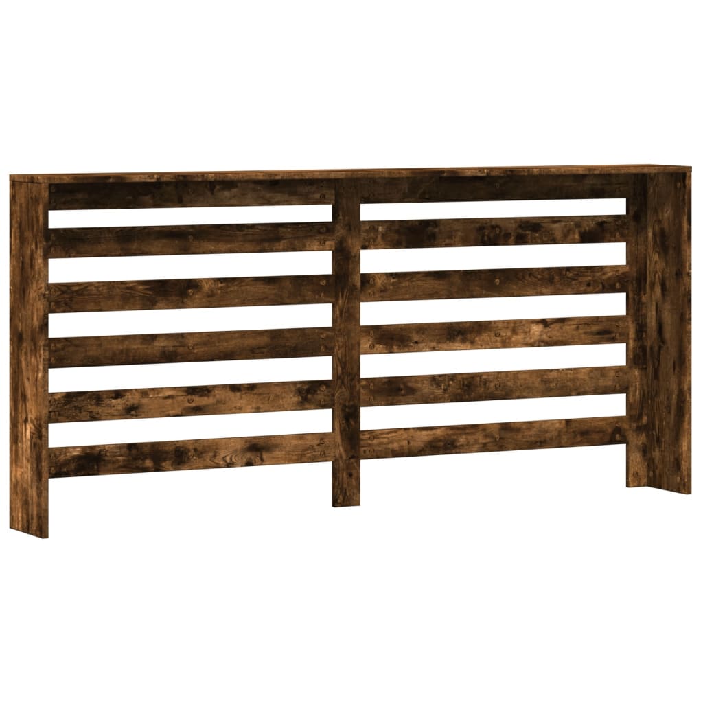 vidaXL Κάλυμμα Καλοριφέρ Καπνιστή Δρυς 175x20x82εκ. Επεξεργασμένο Ξύλο