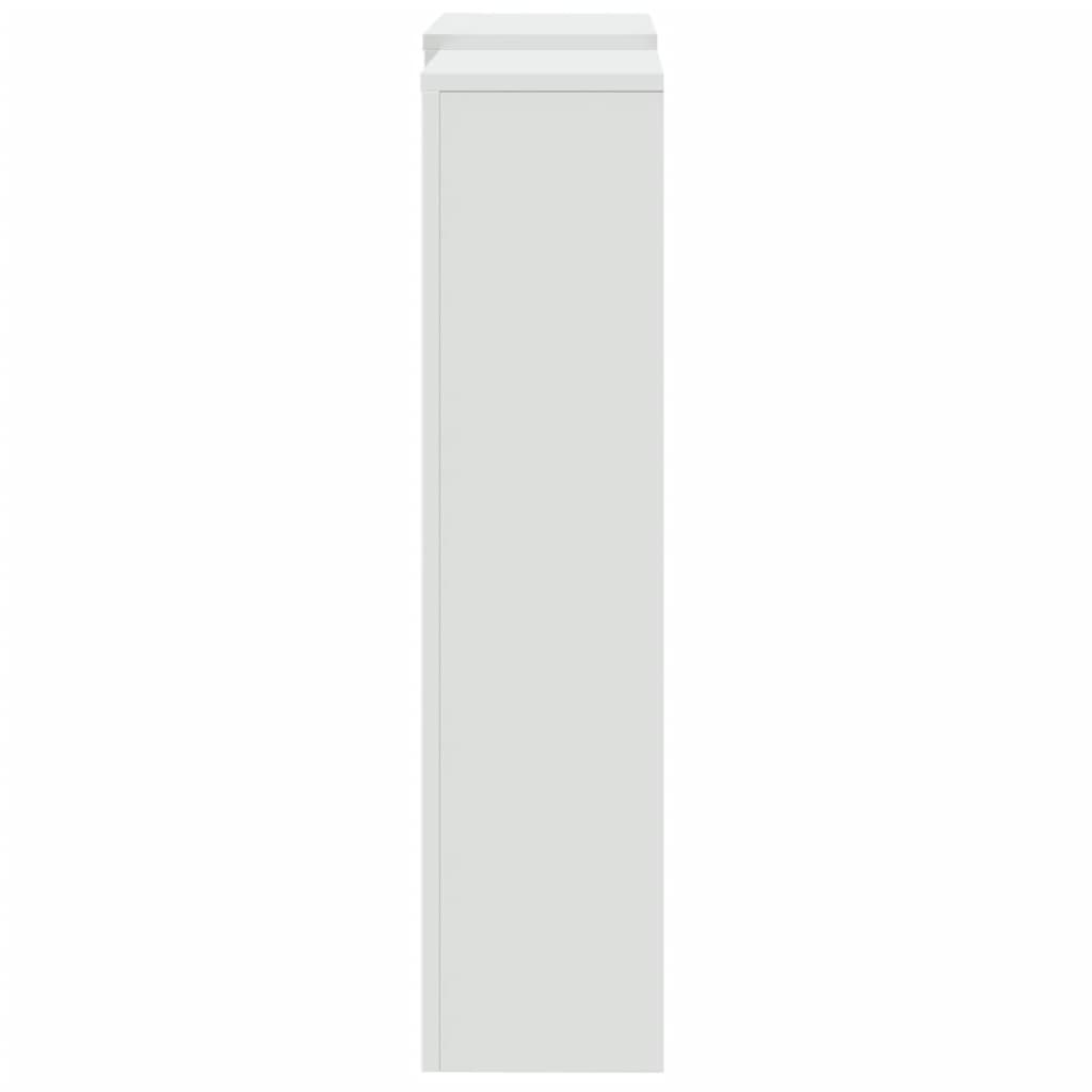 vidaXL Κάλυμμα Καλοριφέρ Λευκό 205x21,5x83,5εκ. από Επεξεργασμένο Ξύλο