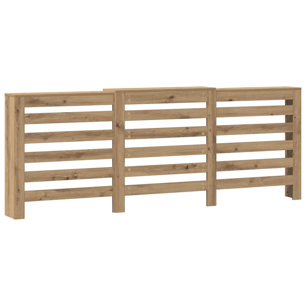 vidaXL Κάλυμμα Καλοριφέρ Αρτισιανή Δρυς 205x21,5x83,5 εκ Επεξ. Ξύλο