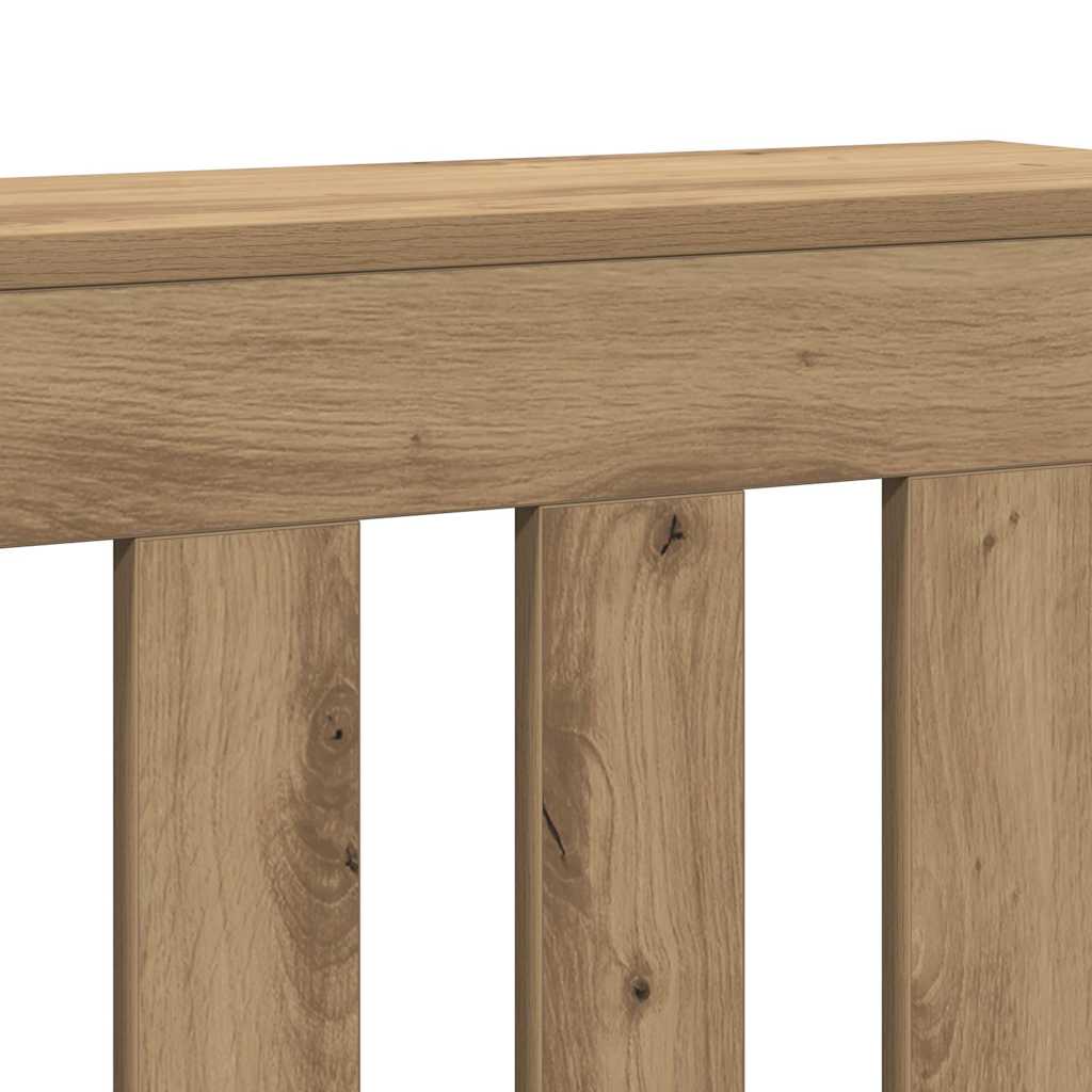 vidaXL Κάλυμμα Καλοριφέρ Αρτισιανή Δρυς 78x20x82 εκ Επεξεργασμένο Ξύλο