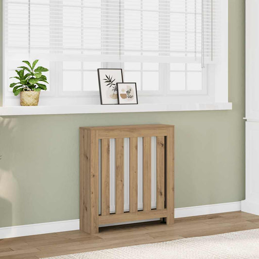 vidaXL Κάλυμμα Καλοριφέρ Αρτισιανή Δρυς 78x20x82 εκ Επεξεργασμένο Ξύλο