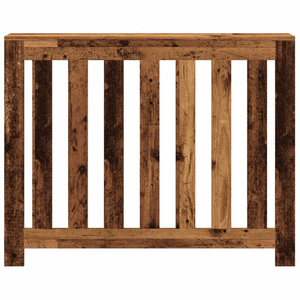vidaXL Κάλυμμα Καλοριφέρ Όψη Παλαιού Ξύλου 104x20x82 εκ. Επεξ. Ξύλο