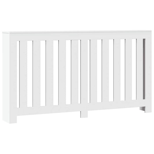 vidaXL Κάλυμμα Καλοριφέρ Λευκό 149x20x82 εκ. από Επεξεργασμένο Ξύλο