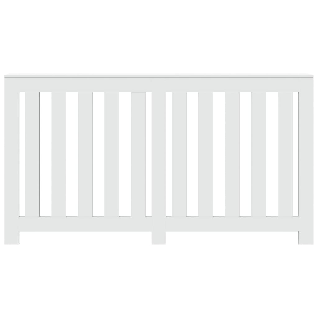 vidaXL Κάλυμμα Καλοριφέρ Λευκό 149x20x82 εκ. από Επεξεργασμένο Ξύλο