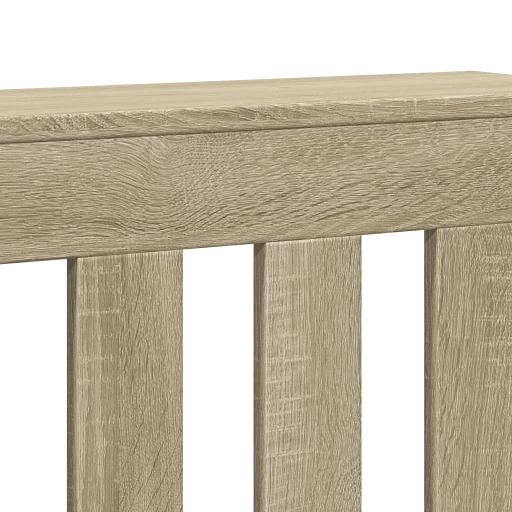 vidaXL Κάλυμμα Καλοριφέρ Sonoma Δρυς 149x20x82 εκ. Επεξεργασμένο Ξύλο