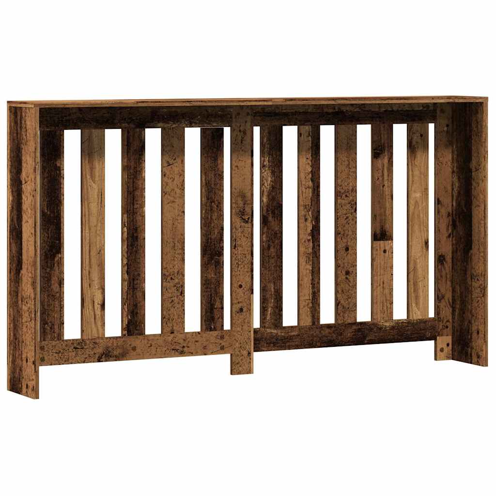 vidaXL Κάλυμμα Καλοριφέρ Όψη Παλαιού Ξύλου 149x20x82 εκ. Επεξ. Ξύλο