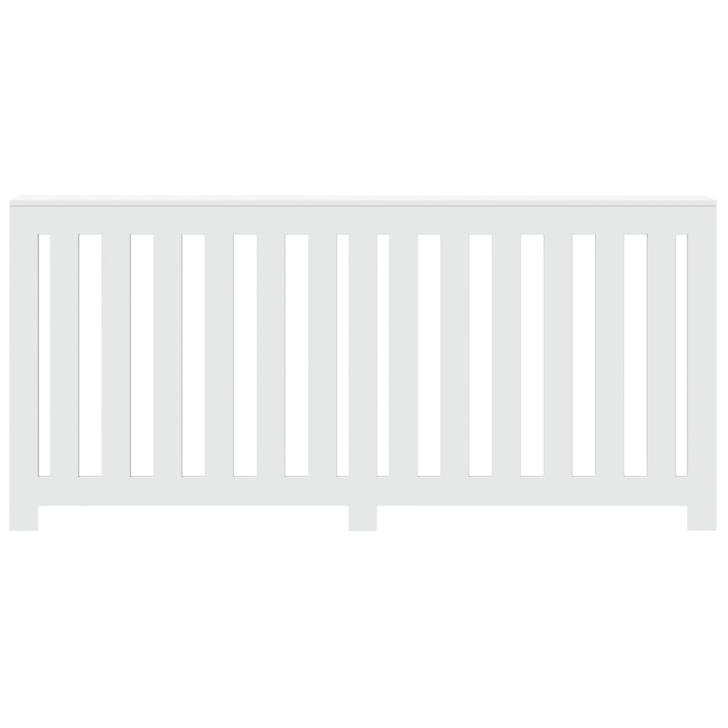 vidaXL Κάλυμμα Καλοριφέρ Λευκό 175x20x82 εκ. από Επεξεργασμένο Ξύλο