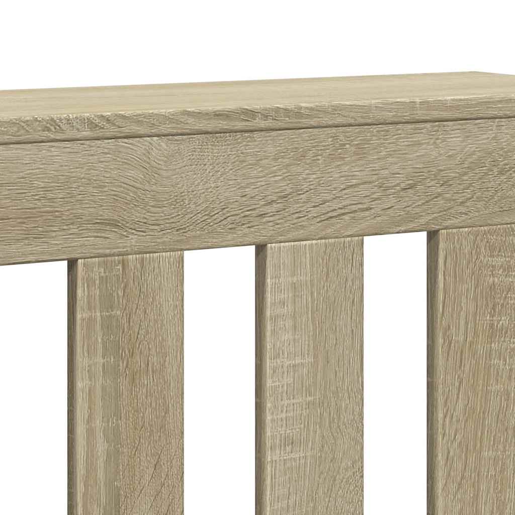 vidaXL Κάλυμμα Καλοριφέρ Sonoma Δρυς 205x21,5x83,5εκ. Επεξ. Ξύλο