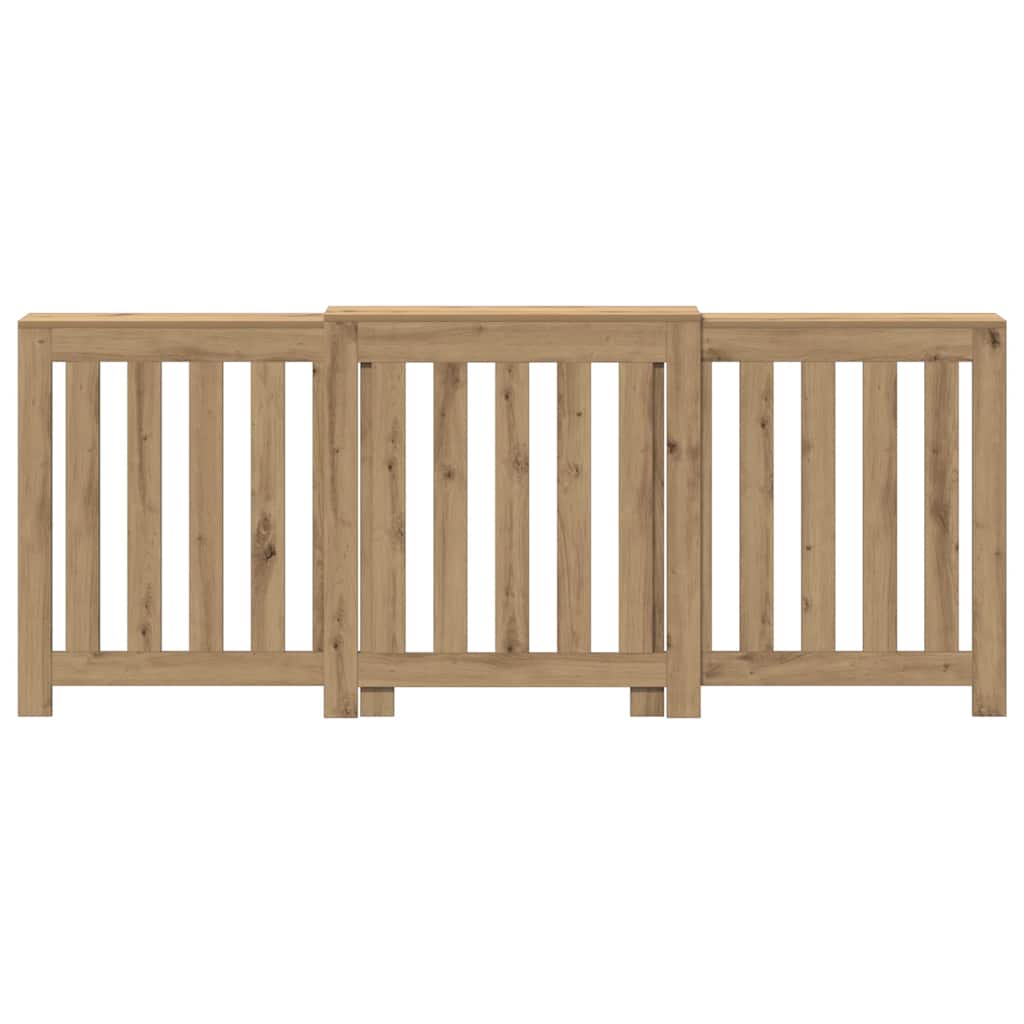 vidaXL Κάλυμμα Καλοριφέρ Αρτισιανή Δρυς 205x21,5x83,5 εκ Επεξ. Ξύλο