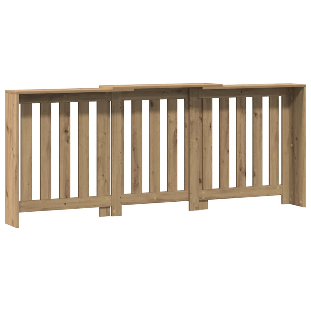 vidaXL Κάλυμμα Καλοριφέρ Αρτισιανή Δρυς 205x21,5x83,5 εκ Επεξ. Ξύλο