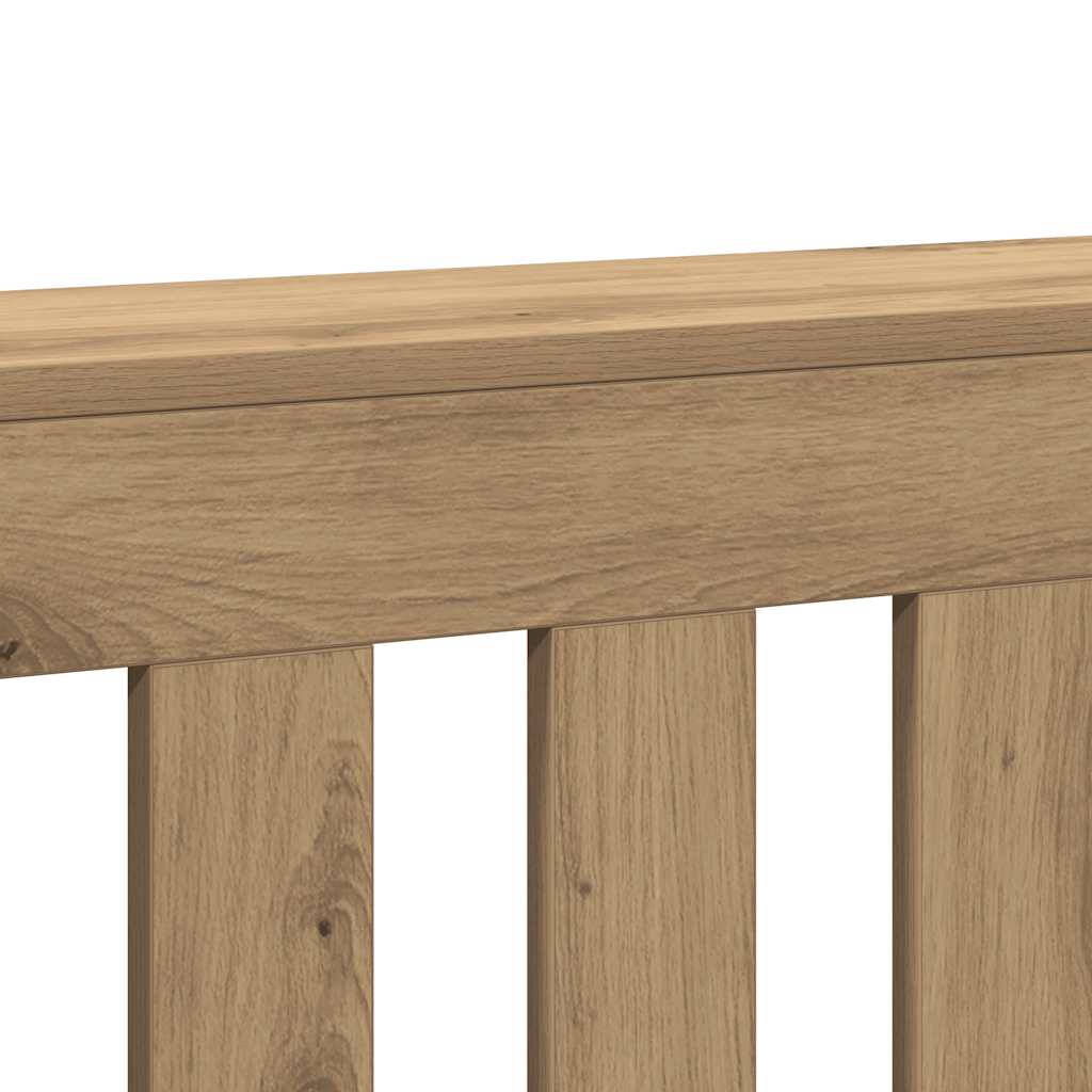 vidaXL Κάλυμμα Καλοριφέρ Αρτισιανή Δρυς 205x21,5x83,5 εκ Επεξ. Ξύλο