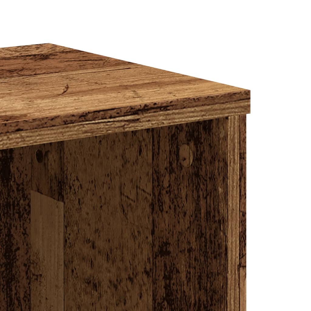 vidaXL Βιβλιοθήκη Όψη Παλαιού Ξύλου 50x25x105 εκ. Επεξεργασμένο Ξύλο