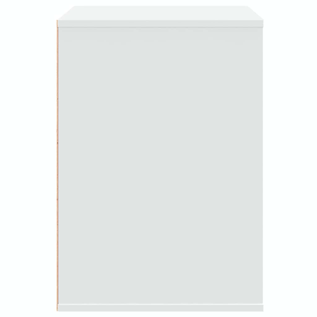 vidaXL Συρταριέρα Γωανική Λευκή 80x41x58 εκ. από Επεξεργασμένο Ξύλο