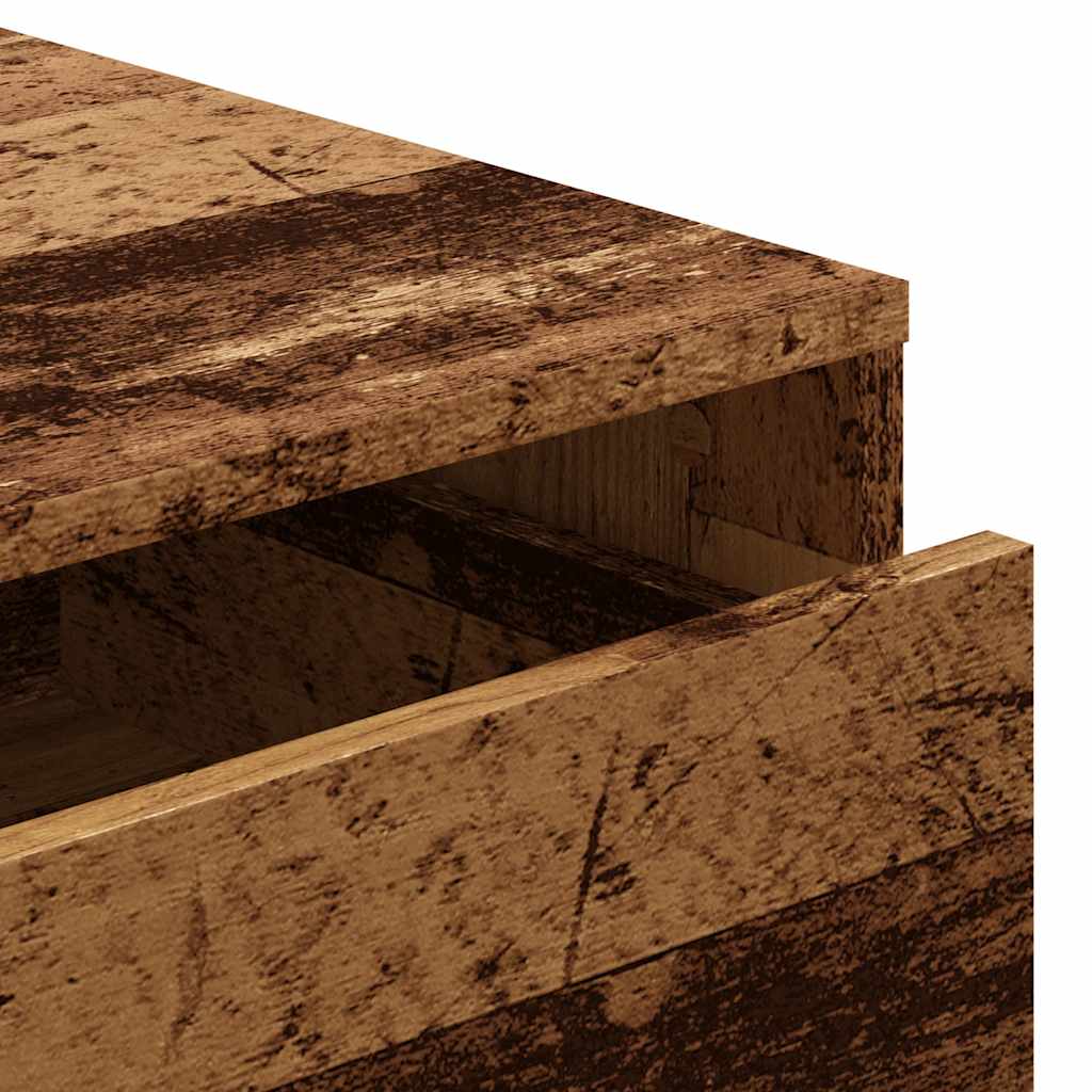 vidaXL Συρταριέρα Γωνιακή Όψη Παλαιού Ξύλου 60x41x76 εκ. Επεξεργ. Ξύλο