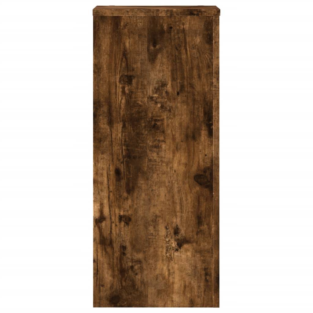 vidaXL Βάσεις Φυτών 2Τεμ. Καπνιστή Δρυς 30x30x70εκ. Επεξεργασμένο Ξύλο