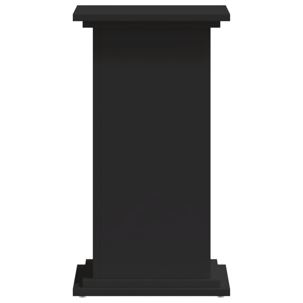 vidaXL Βάση Γλάστρας Μαύρη 33x33x60 εκ. από Επεξεργασμένο Ξύλο