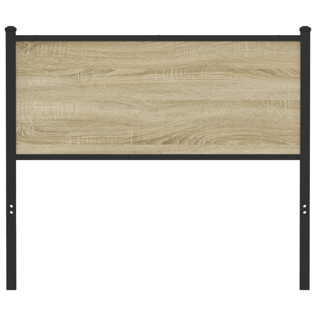 vidaXL Ανταλλακτικό κεφαλάρι Sonoma Δρυς 107 εκ. Επεξεργασμένο Ξύλο/Ατσάλι