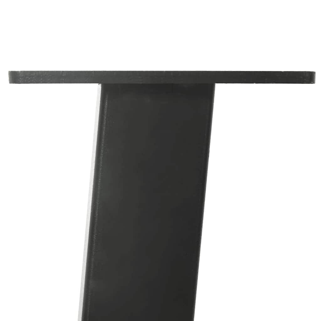 vidaXL Πόδια Τραπεζιού Σαλονιού 4 τεμ. Ανθρακί 42 εκ. Ατσάλι