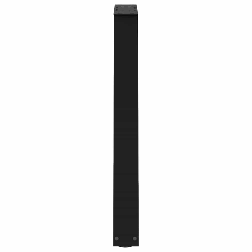 vidaXL Πόδια Τραπεζαρίας Σχήματος V 2 τεμ. Μαύρο 60x(72-73,3) εκ. Ατσάλι
