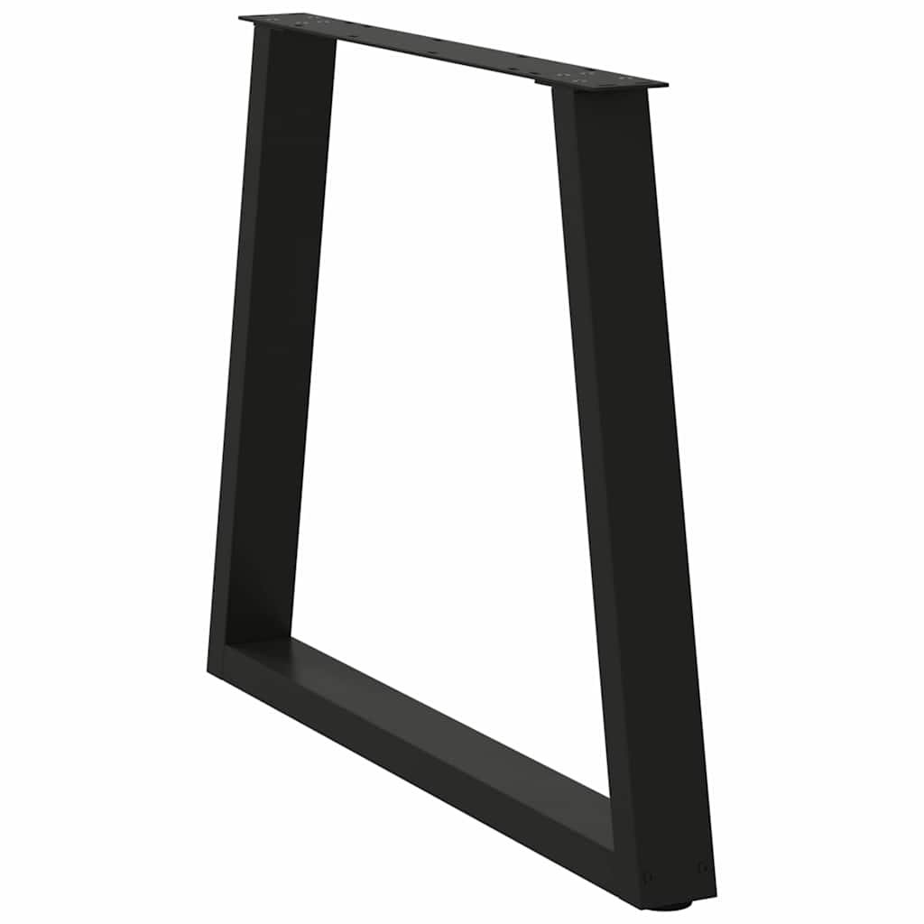 vidaXL Πόδια Τραπεζαρίας Σχήματος V 3 τεμ. Μαύρο 70x(72-73,3) εκ. Ατσάλι