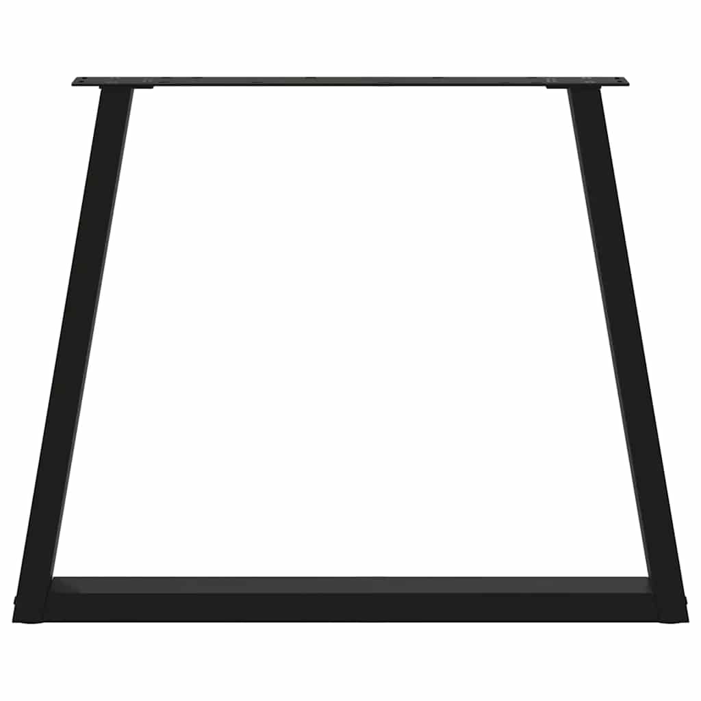 vidaXL Πόδια Τραπεζαρίας Σχήματος V 3 τεμ. Μαύρο 70x(72-73,3) εκ. Ατσάλι