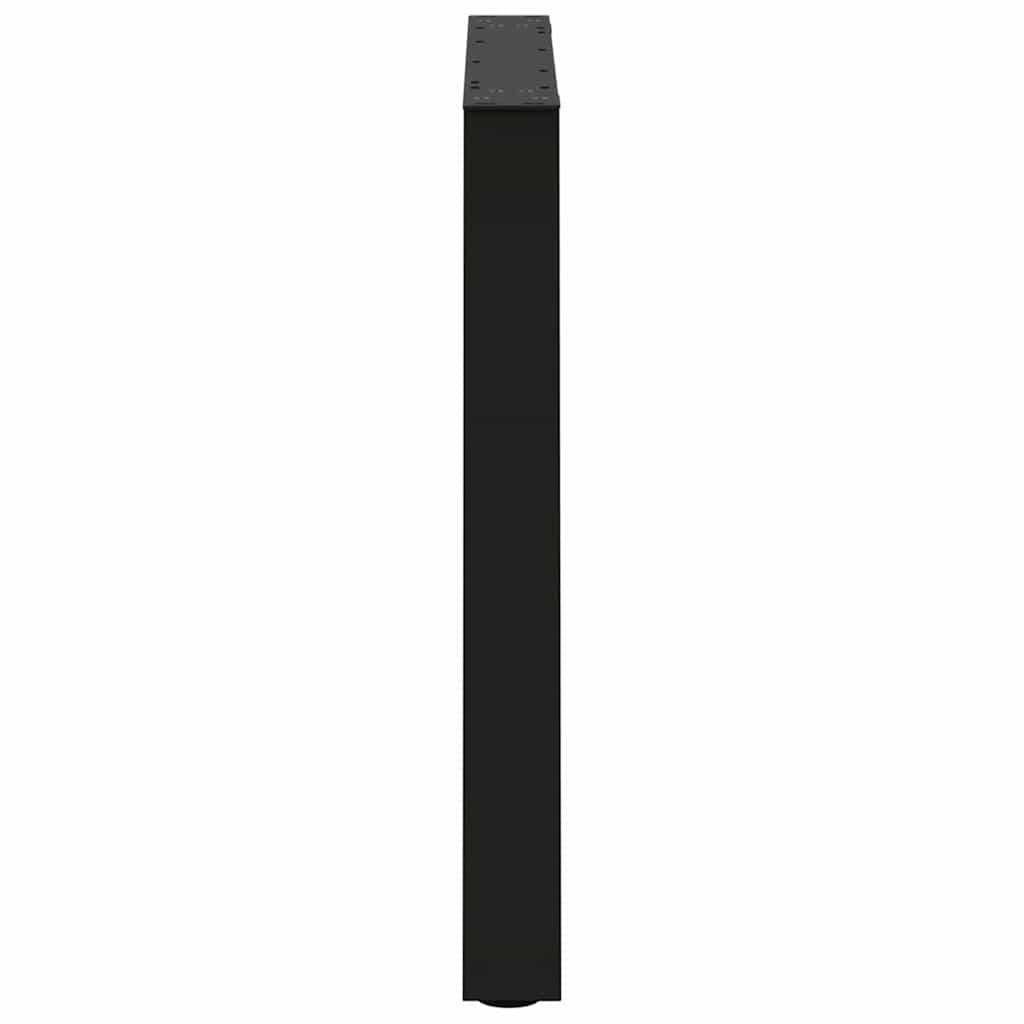 vidaXL Πόδια Τραπεζαρίας Σχήματος V 3 τεμ. Μαύρο 80x(72-73,3) εκ. Ατσάλι