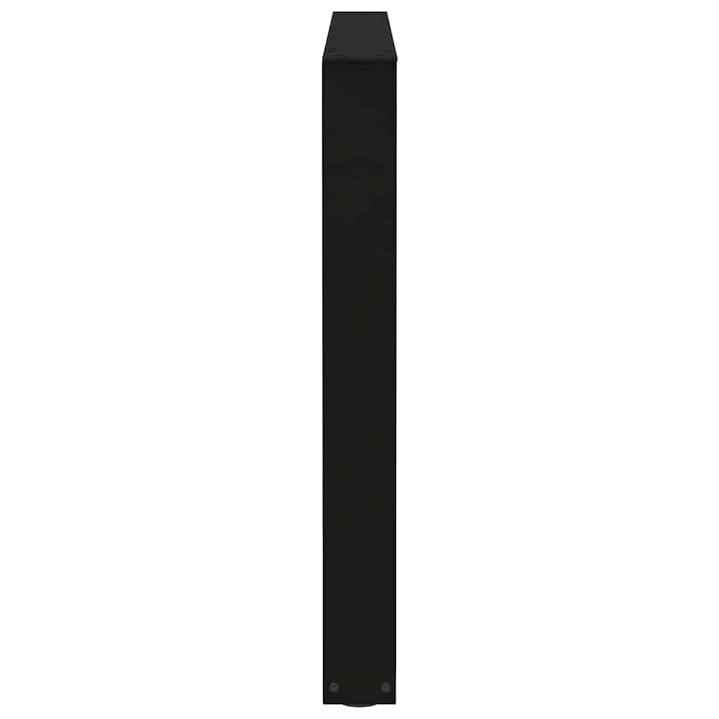 vidaXL Πόδια Τραπεζαρίας Σχήματος V 3 τεμ. Μαύρο 100x (72-73,3) εκ. Ατσάλι