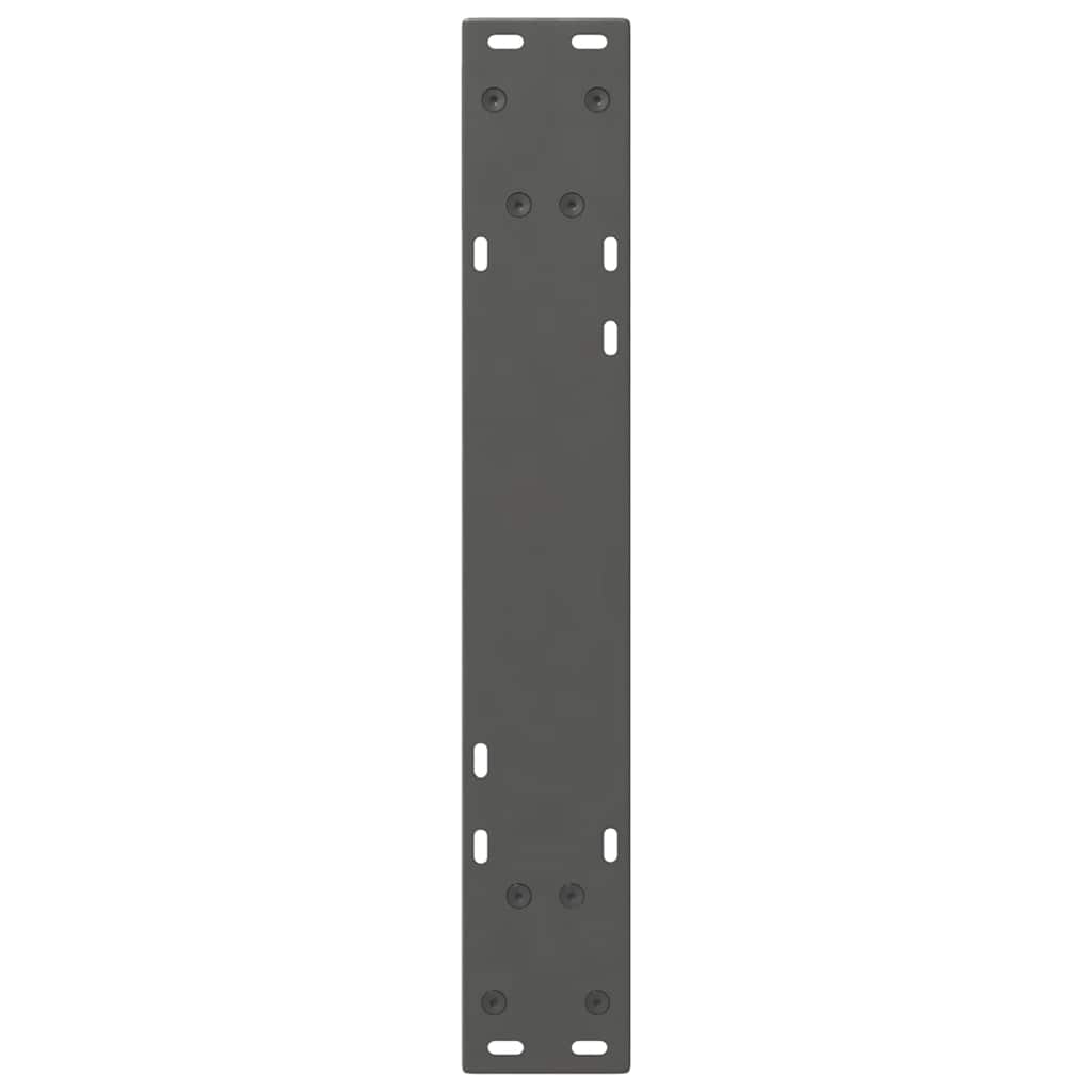 vidaXL Πόδια Τραπεζαρίας 2 τεμ. Ανθρακί 50x(72-73,3) εκ. Ατσάλι