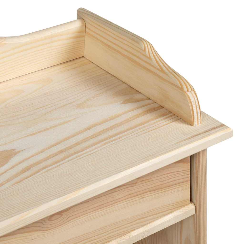 vidaXL Ράφι Κρασιού 90x60x30 εκ. Από Στερεό Ξύλο Πεύκου