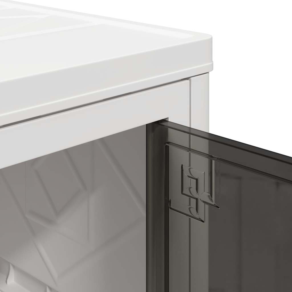 vidaXL Στοιβαζόμενο κουτί αποθήκευσης με τροχούς 2 Επιπ. 28 Λίτρα