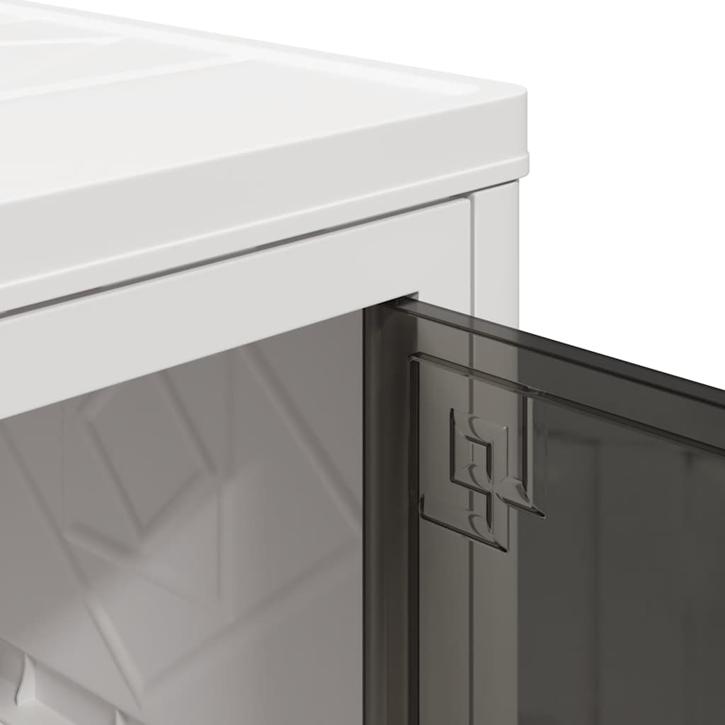 vidaXL Στοιβαζόμενο κουτί αποθήκευσης με τροχούς 4 Επιπ. 28 Λίτρα