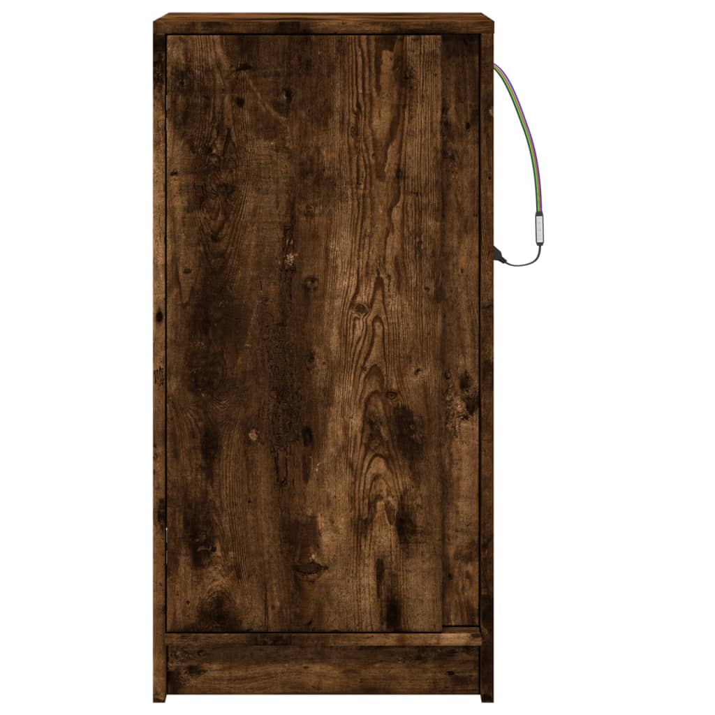 vidaXL Ντουλάπι με Φώτα LED Δρυς 42,5x34x85 εκ. Επεξεργασμένο Ξύλο
