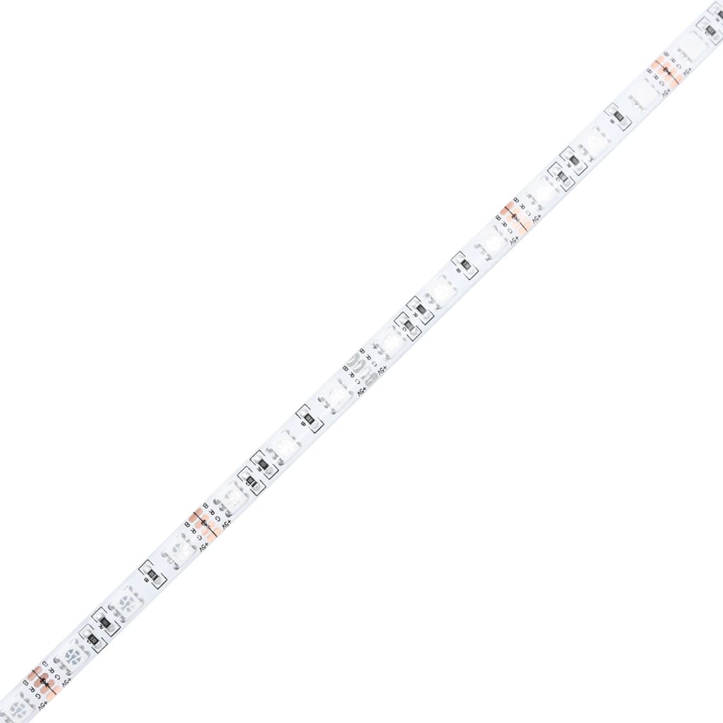 vidaXL Έπιπλο Τηλεόρασης με LED Sonoma Δρυς 100x34x50 εκ. Επεξ. Ξύλο